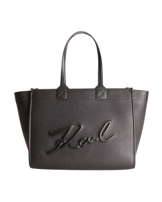 Handbags di Karl Lagerfeld in Black