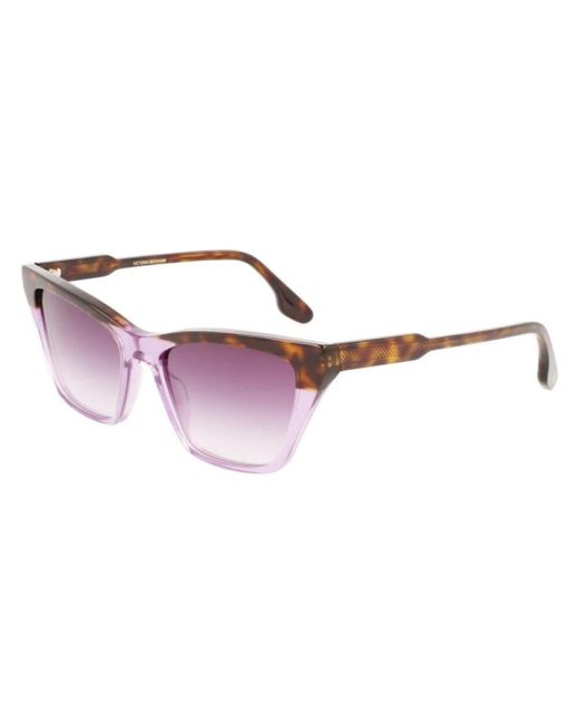Victoria Beckham Brown Damen-Sonnenbrillen 55/17/140 Mm Acetat