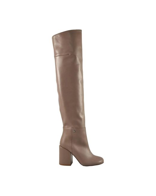 Patrizia Pepe Brown Over-Knee Boots