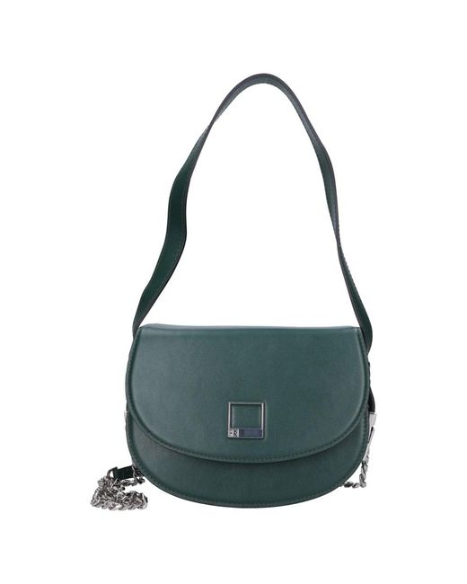 Rebelle Green Shoulder Bags
