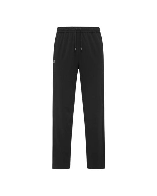 K-Way Black Straight Trousers for men