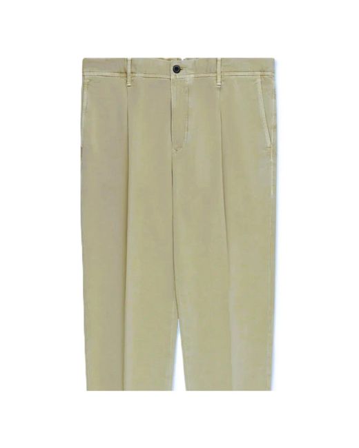 Incotex Green Chinos for men