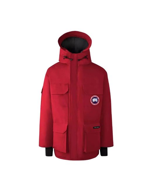 Down Jackets Canada Goose pour homme en coloris Red