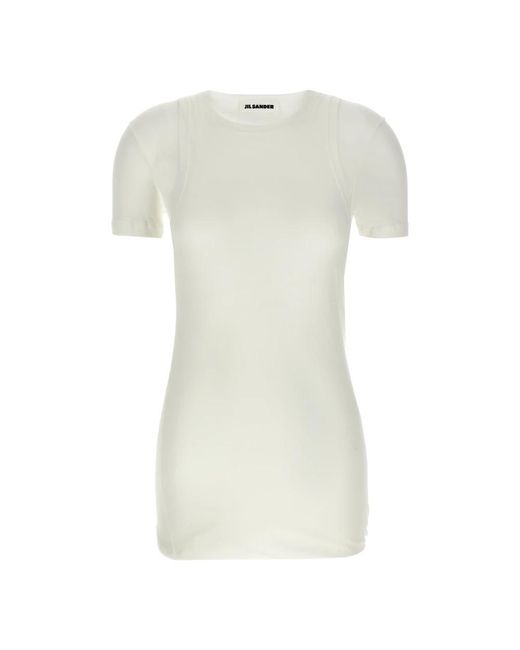 Jil Sander White T-Shirts