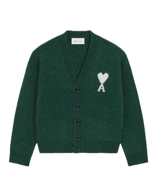Cardigans AMI en coloris Green