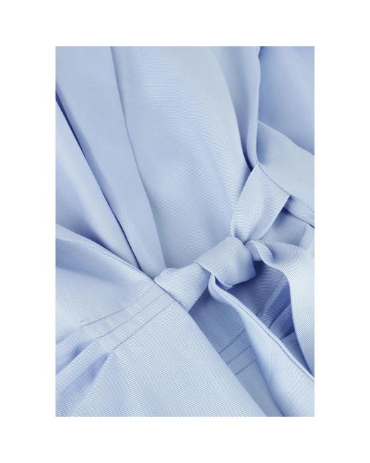 Another Label Kleedjes ,Blauw ,Lichtblauwe Mini Jurk Milou in het Blue