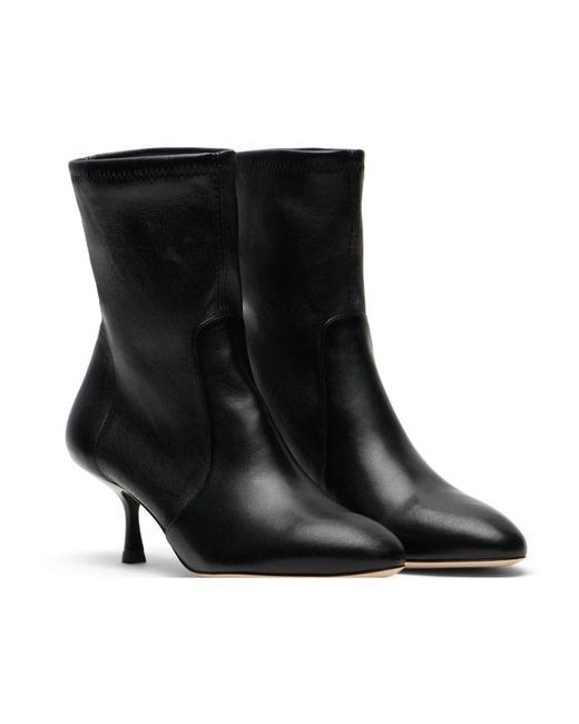 Stuart Weitzman Black Heeled Boots