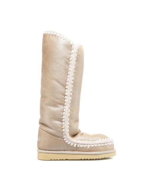 Mou Natural Winter Boots