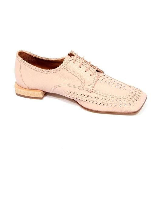 Zinda Pink Laced Shoes