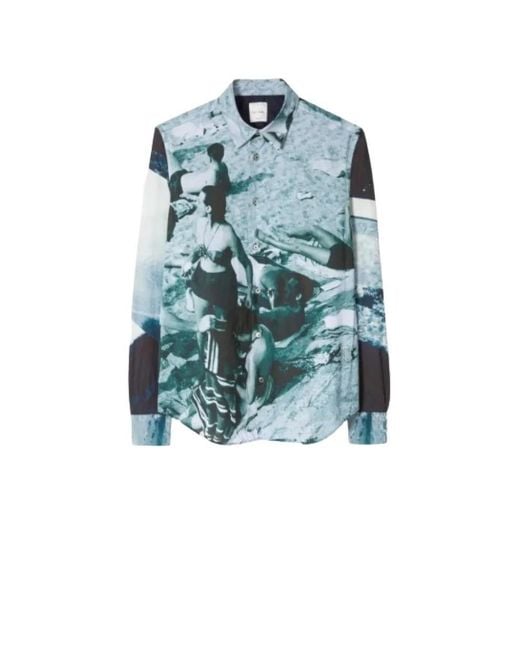 Paul Smith Blue Casual Shirts for men