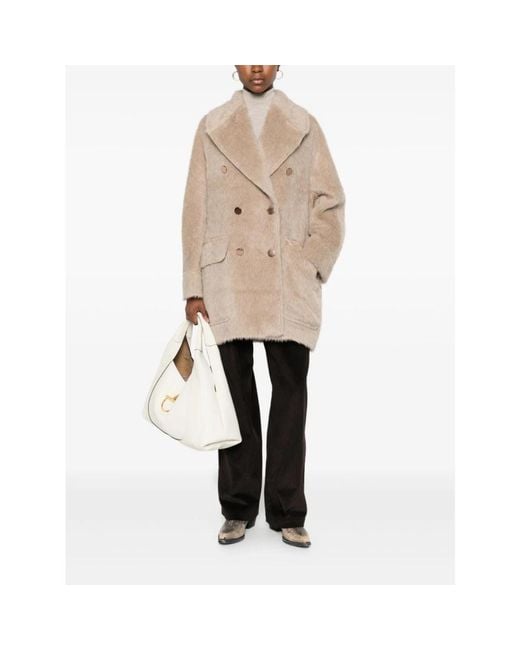 Tagliatore Natural Double-Breasted Coats