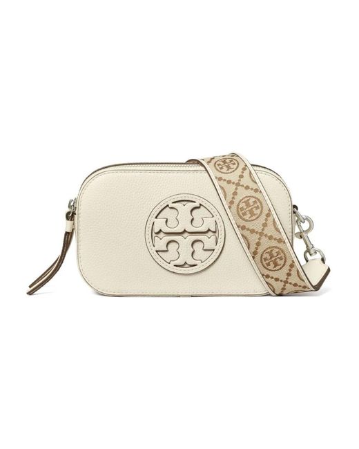Tory Burch Natural Cross Body Bags