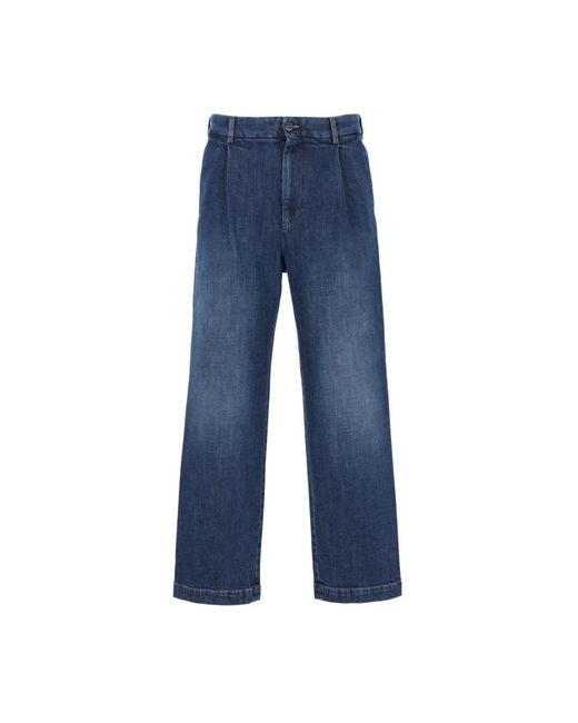 Barena Blue Straight Fit Jeans for men