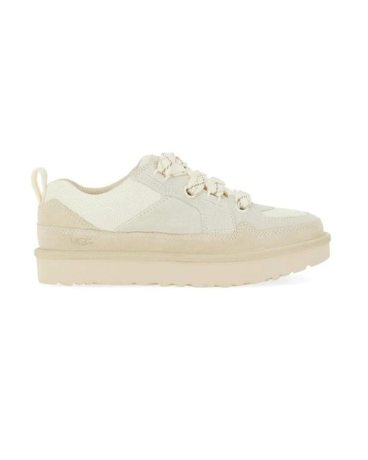 Ugg White Lo Lowmel Sneaker