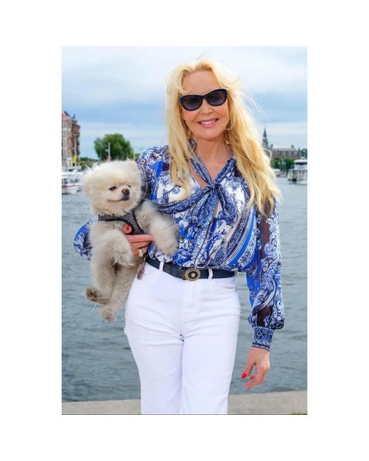 Blouses Camilla de color Blue