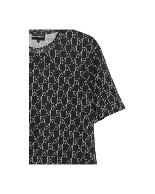 Emporio Armani Black T-Shirts for men