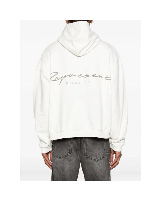Hoodies Represent de hombre de color White