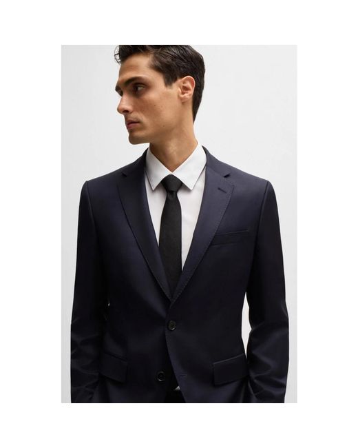 HUGO Jassen ,Blauw ,Wol Elegante Blazer Van Merinowol in het Blue voor heren