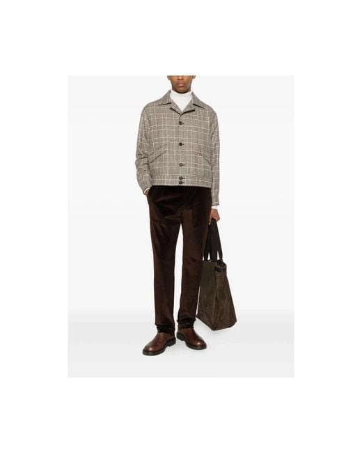 Tagliatore Gray Light Jackets for men