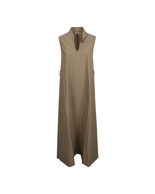 Brunello Cucinelli Natural Maxi Dresses