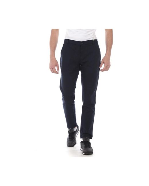 Daniele Alessandrini Blue Slim-Fit Trousers for men