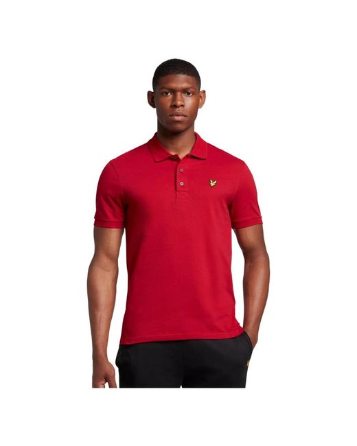 Lyle & Scott Red Polo Shirts for men