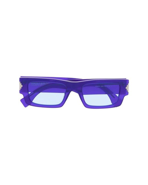Marcelo Burlon Sonnenbrille,schwarze sonnenbrille mit original-etui in Purple für Herren