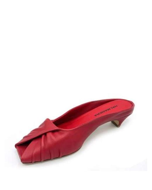 Halmanera Pink Heeled Mules