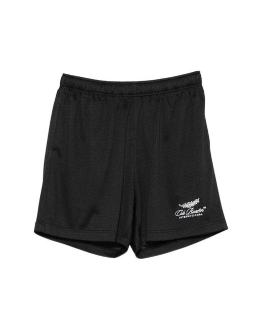 Cole Buxton Shorts Met Logo-Borduring in het Black voor heren