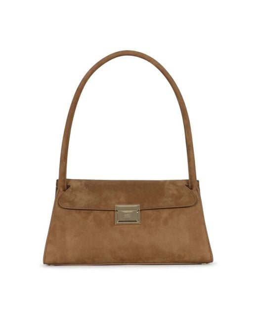AMI Brown Shoulder Bags