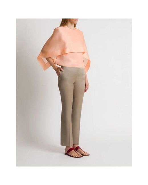 Alberta Ferretti Natural Blouses
