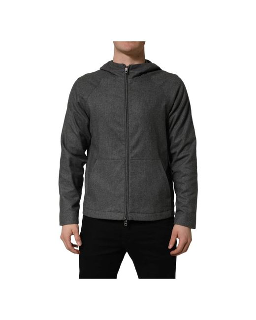 Dolce & Gabbana Black Zip-Throughs for men