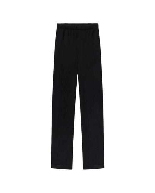 ÉTERNE Broeken ,Zwart ,Straight Leg Sweatpant in het Black