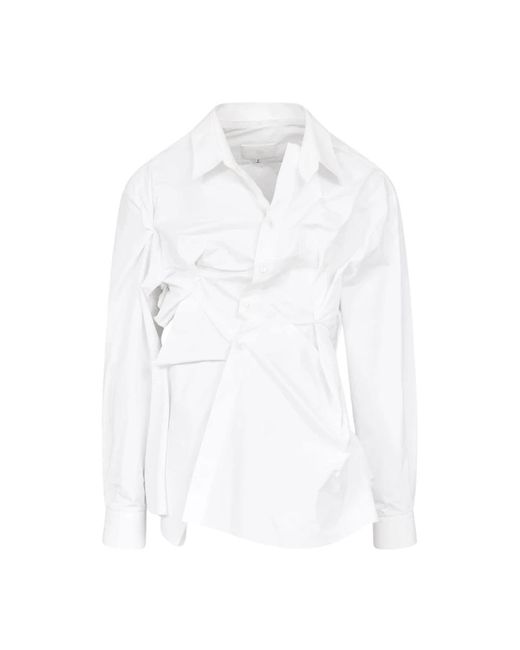 Maison Margiela White Weiße hemden kollektion