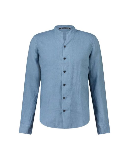 Hannes Roether Blue Casual Shirts for men