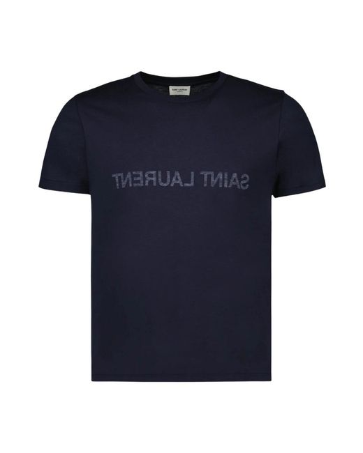 Saint Laurent Blue T-Shirts for men