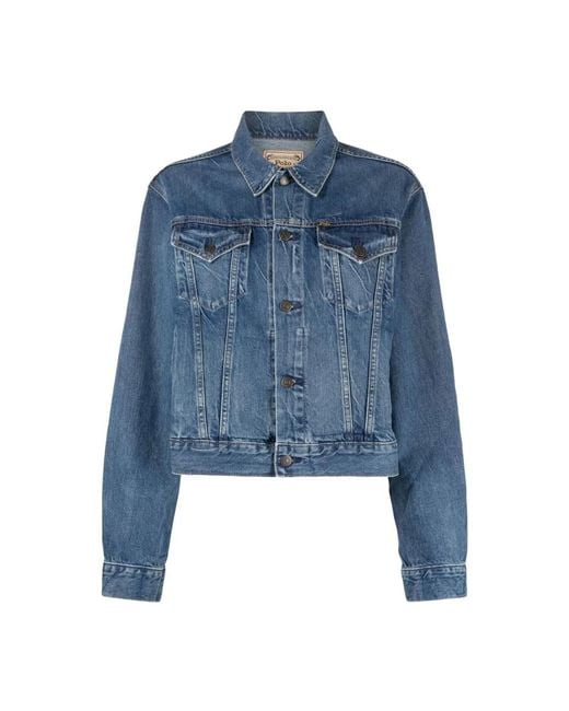 Polo Ralph Lauren Blue Blaue denim trucker jacke