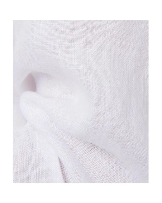 Xacus Leinenhemd tailor fit knopfverschluss in White für Herren