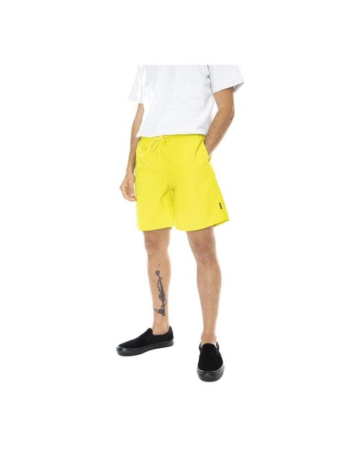 Huf Bermuda Shorts in het Yellow voor heren