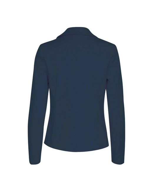 Kaffe Jassen ,Blauw ,Midnight Marine Blazer Jas in het Blue