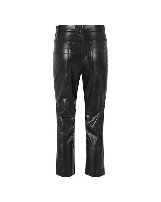 Leather Trousers ANDAMANE de color Gray
