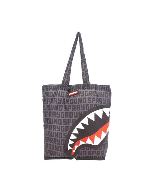 Sprayground Purple Shopping Bags for men