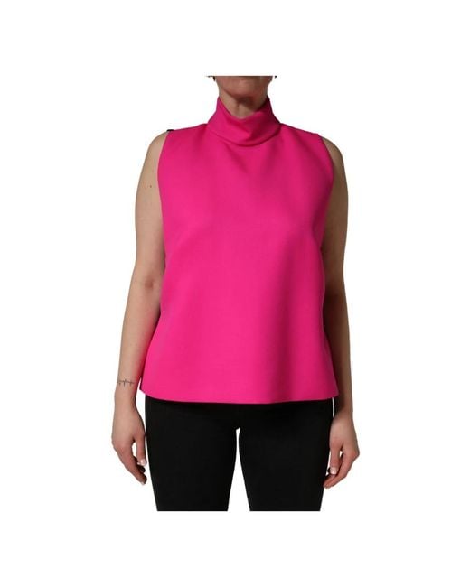 Dolce & Gabbana Pink Sleeveless Tops