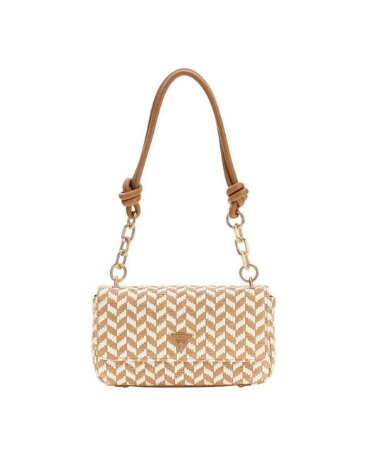 Guess Metallic Shoulder Bags