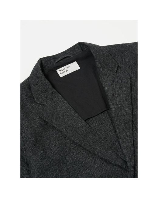 Universal Works Black Blazers for men