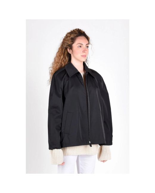 Marni Black Stylische jacke aus polyester und baumwolle