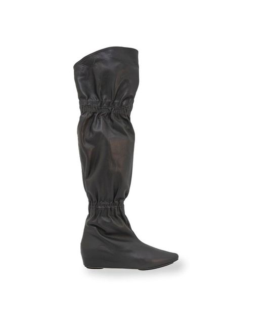 Cortana Over-Knee Boots in het Black