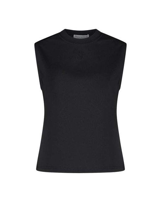 J.W. Anderson Black Sleeveless Tops