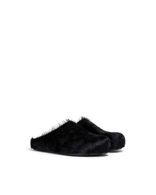 Marni Black Slippers for men