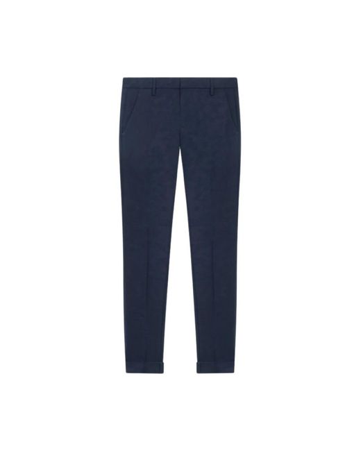 Slim-Fit Trousers Dondup de hombre de color Blue